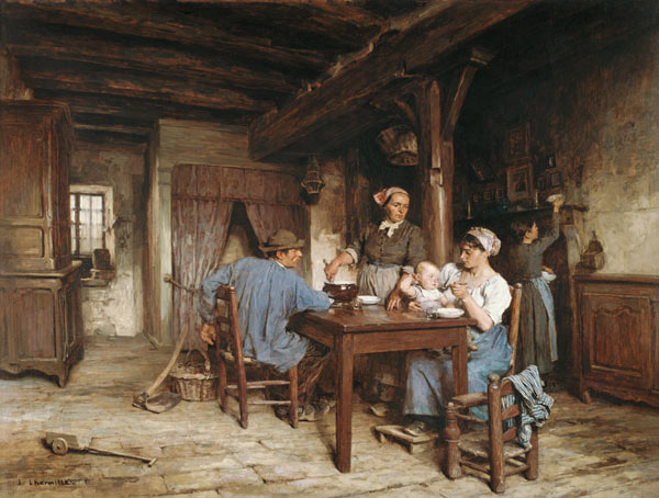 Midday Meal from Leon Augustin Lhermite