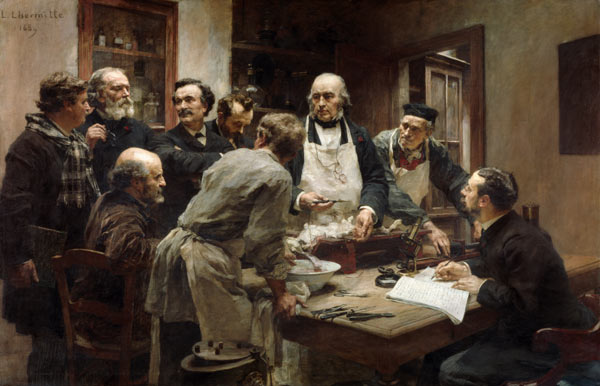 The Lesson of Claude Bernard (1813-78) or, Session at the Vivisection Laboratory from Leon Augustin Lhermite