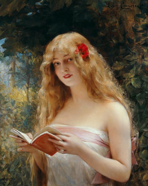 La Belle Liseuse (The Beautiful Reader) from Leon Francois Comerre
