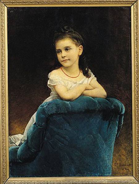Portrait of Mademoiselle Franchetti from Leon Joseph Florentin Bonnat