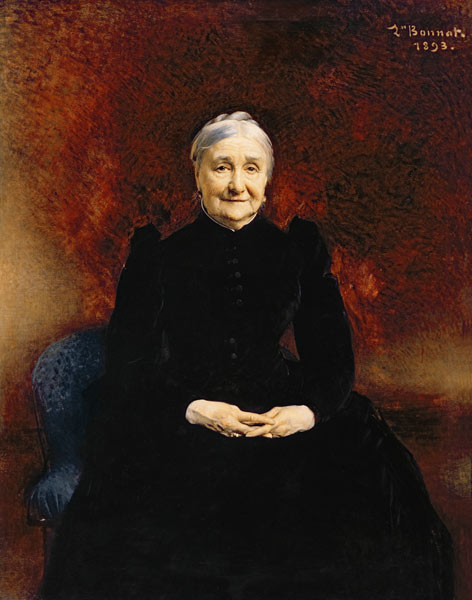Madame Bonnat, the artist's mother from Leon Joseph Florentin Bonnat