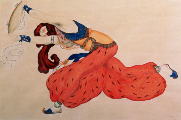 A Study for a figure of a dancer for Scheherazade from Leon Nikolajewitsch Bakst