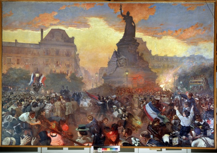 Carnival in honour of Admiral Avellan on October 5, 1893 in Paris from Leon Nikolajewitsch Bakst