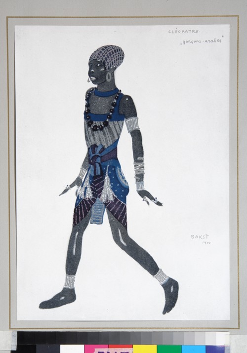 Costume design for the ballet Cléopatre from Leon Nikolajewitsch Bakst