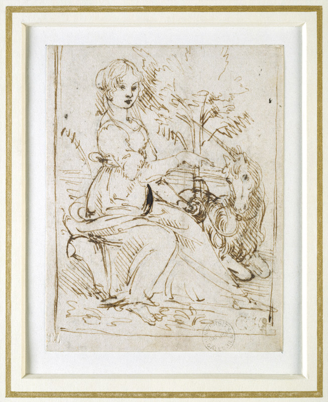 Lady with a Unicorn from Leonardo da Vinci