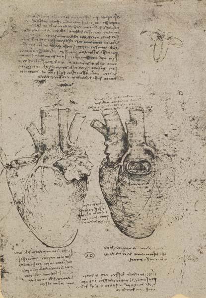 The Heart, facsimile of the Windsor book