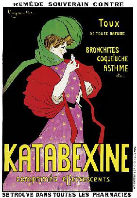 Poster advertising 'Katabexine' medicines
