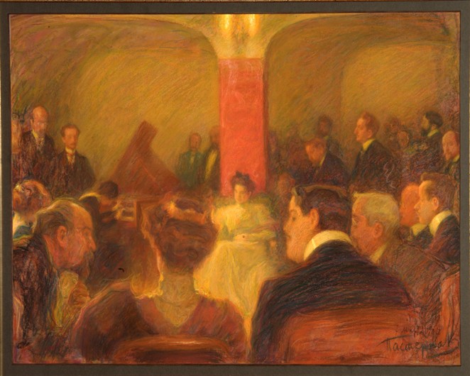 Concert of Wanda Landowska from Leonid Ossipowitsch Pasternak