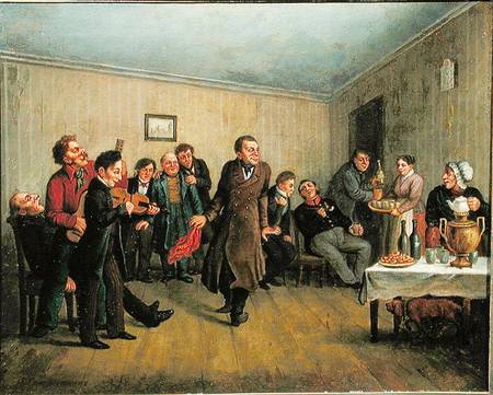 A merchant's evening party from Leonid Solomatkin