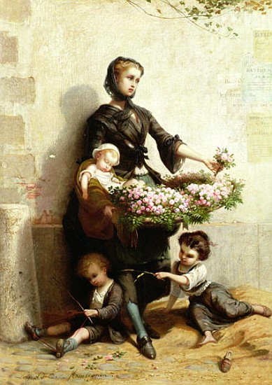 Victorian Flower Seller from Leopold de Moulignon
