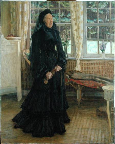 Marie Zacharias (1828-1907) Rainy Day from Leopold Karl Walter von Kalckreuth