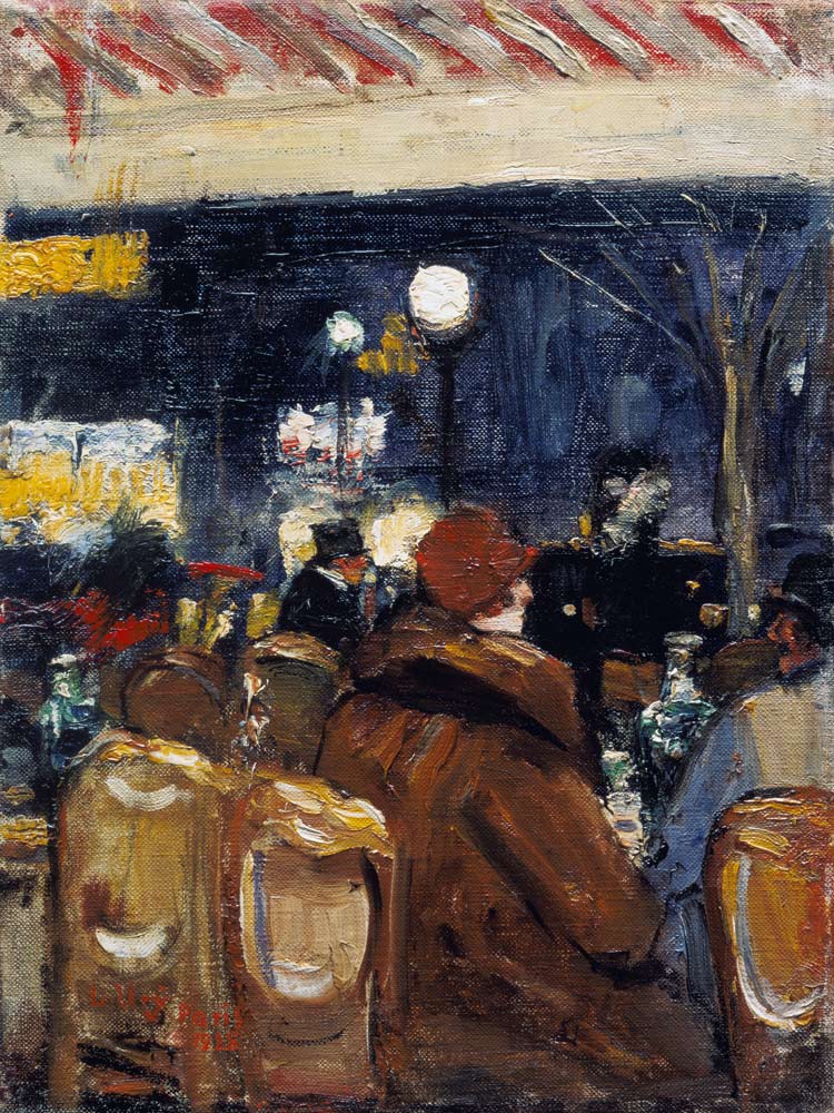 In the café. from Lesser Ury