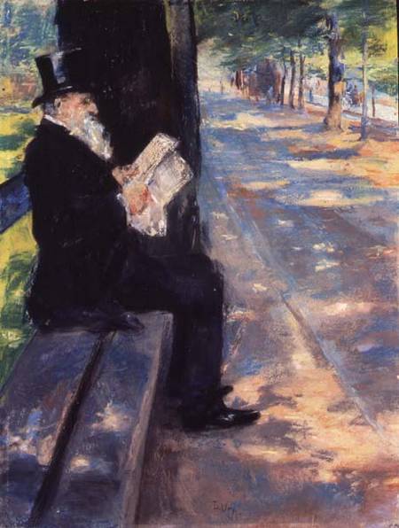 Gentleman in a Zoo from Lesser Ury