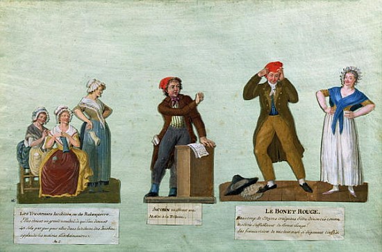 The Jacobin Knitters, a Jacobin and the Red Bonnet from Lesueur Brothers