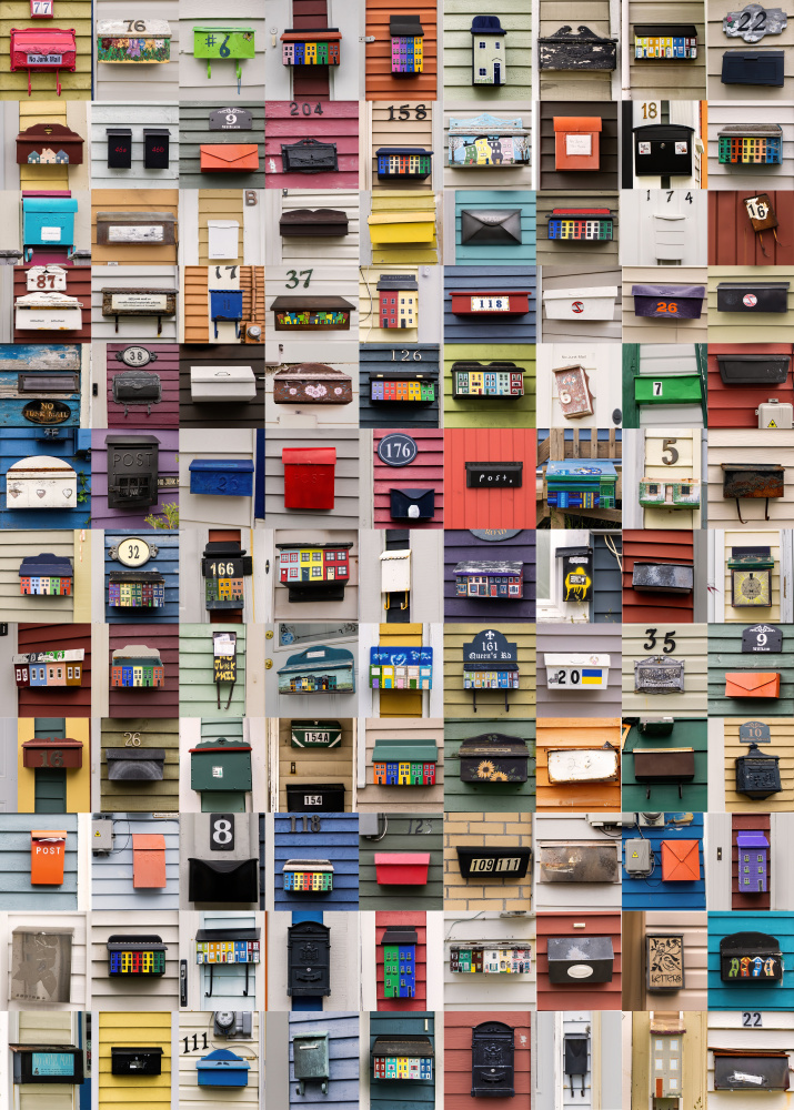 108 Colorful mailboxes collection from Li Ying