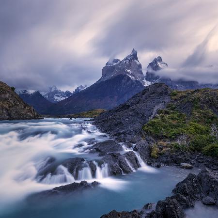 A Cloudy Morning in Torres Del Paine