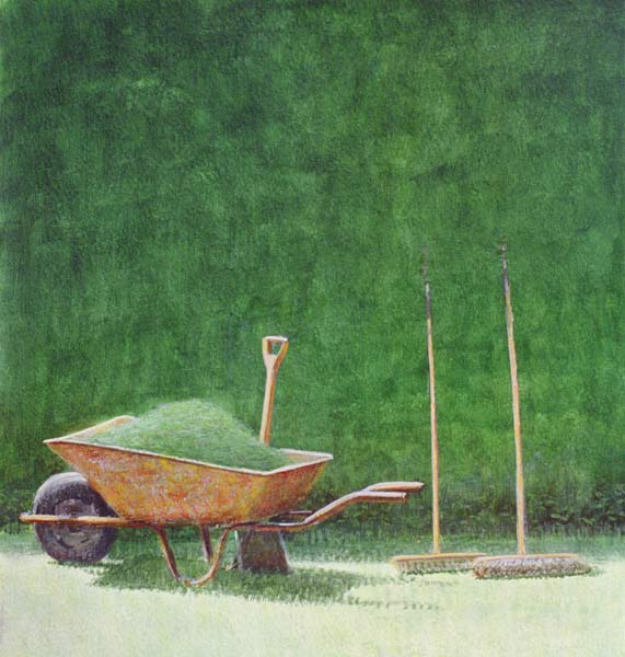 Gardening Still Life, 1985 (acrylic on paper)  from Lincoln  Seligman
