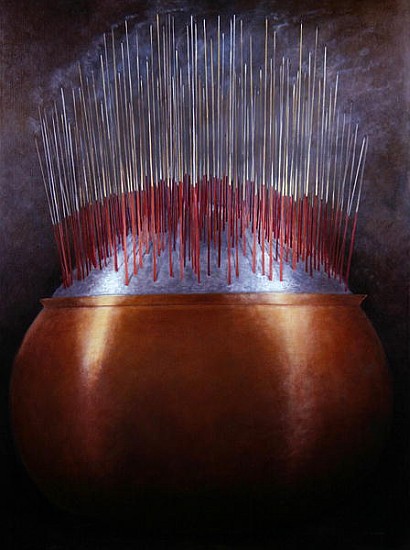 Incense Sticks (oil on canvas)  from Lincoln  Seligman