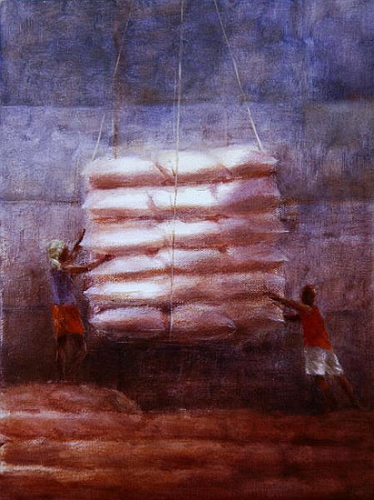 Loading Cargo (oil on canvas)  from Lincoln  Seligman