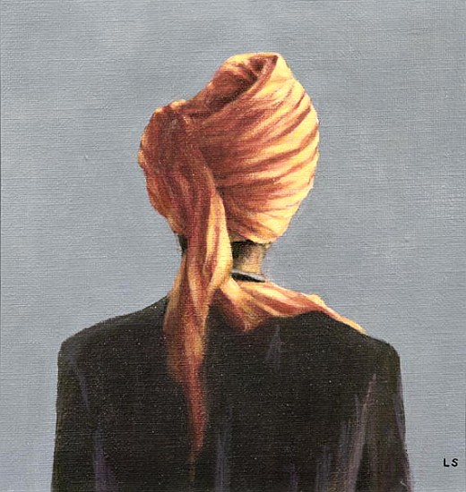 Orange turban, 2004 (acrylic on canvas)  from Lincoln  Seligman