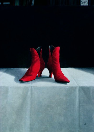 Red Boots, 1995 (acrylic on board)  from Lincoln  Seligman