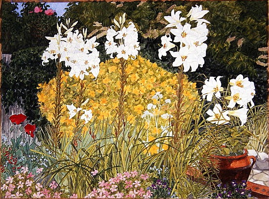 White lillies from Linda  Benton