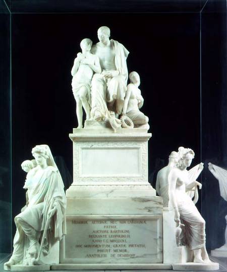 Modello for monument to Prince Anatoli Nikolaevich Demidov (1813-70), Russian philanthropist and pat from Lorenzo  Bartolini