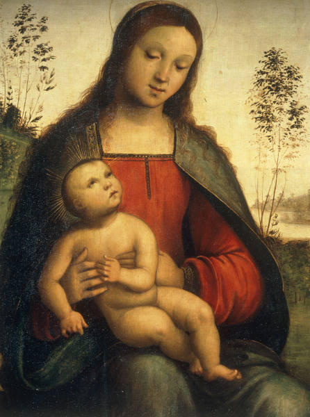 L.Costa /Mary with the Child/ Paint. from Lorenzo Costa