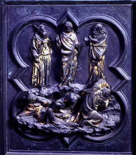 The Transfiguration, ninth panel of the North Doors of the Baptistery of San Giovanni from Lorenzo Ghiberti