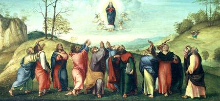 The Assumption of the Virgin (panel) from Lorenzo Lotto