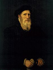 Portrait of an old man. from Lorenzo Lotto