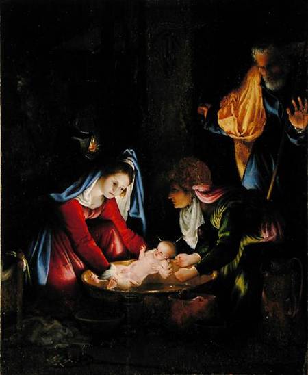 The Nativity from Lorenzo Lotto