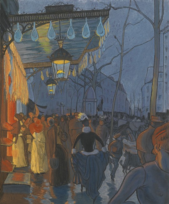 Avenue de Clichy. Five O'Clock in the Evening from Louis Anquetin