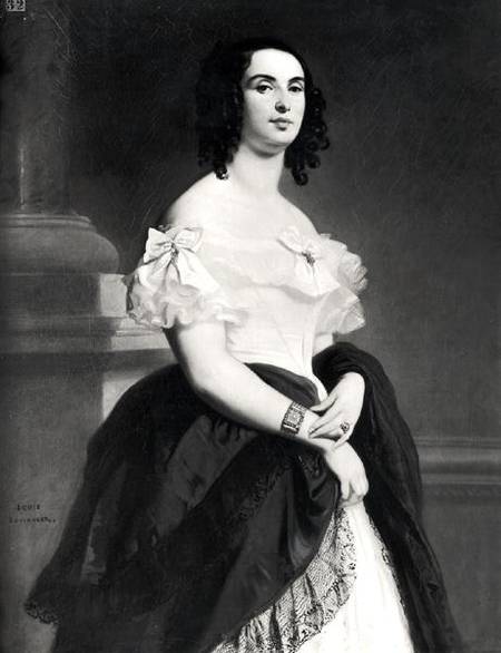 Adele Foucher (1803-68) 1839 from Louis Boulanger