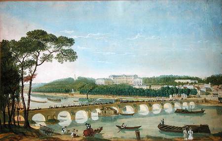Visit of the King and Queen of Naples to the Chateau de Saint-Cloud from Louis Ducis