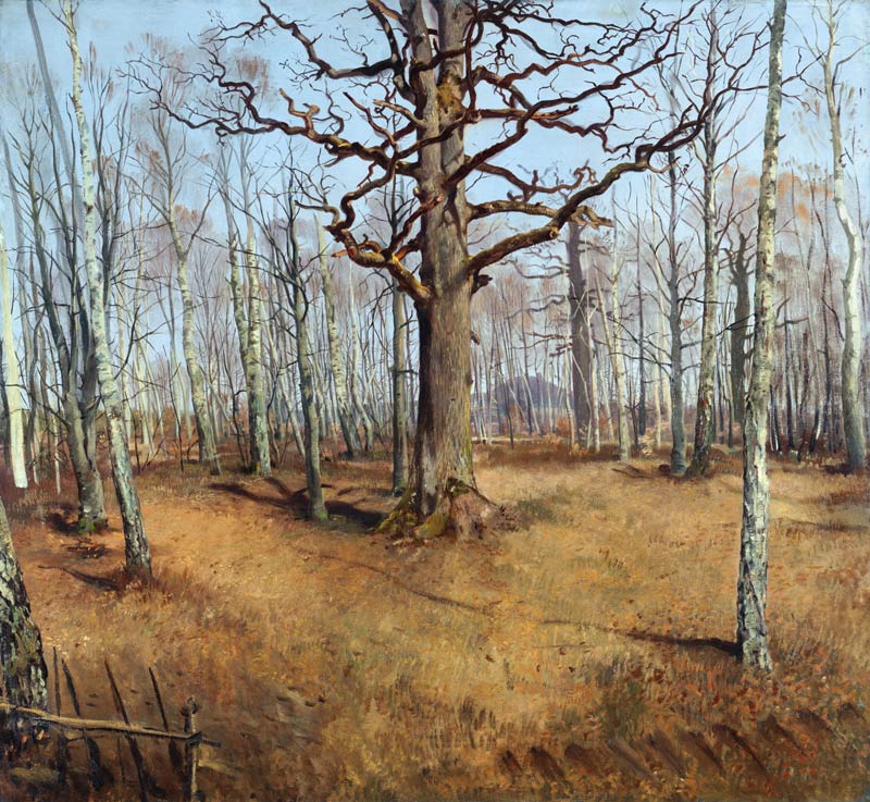 Wermsdorfer woods. from Louis Ferdinand von Rayski