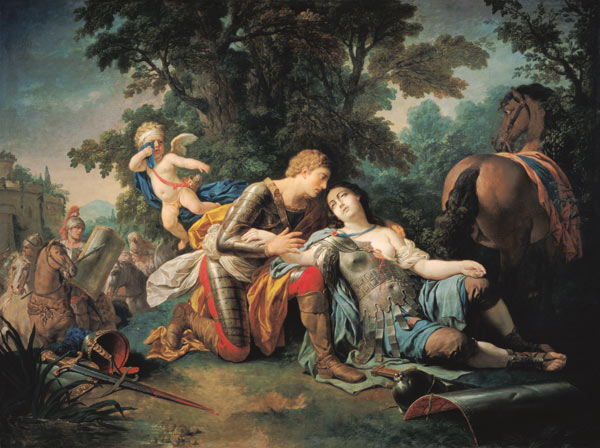 Tancred and Clorinda from Louis François Lagrenée