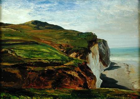 Cliffs from Louis Gabriel Eugène Isabey