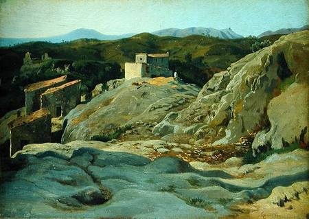 A Village in the Mountains from Louis Gurlitt