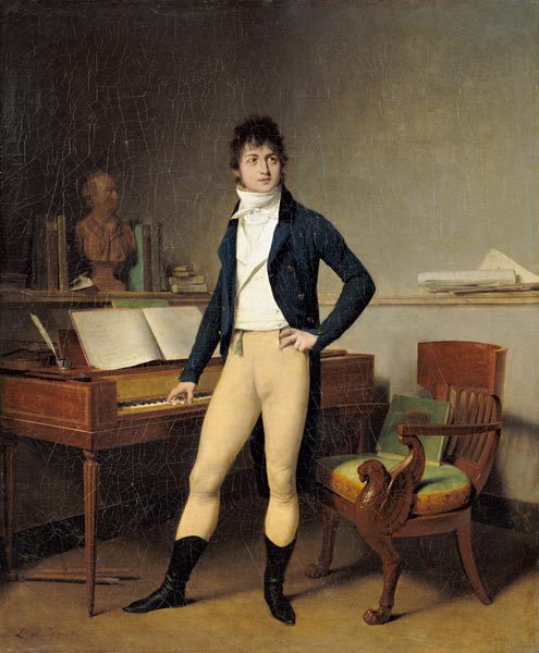Bildnis des Komponisten Francois Boieldieu (1775-1834). from Louis-Léopold Boilly