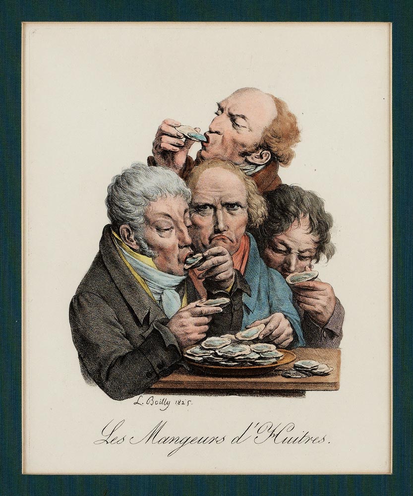 Slurping Oysters from Louis-Léopold Boilly