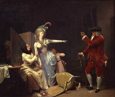 The Jealous Old Man from Louis-Léopold Boilly