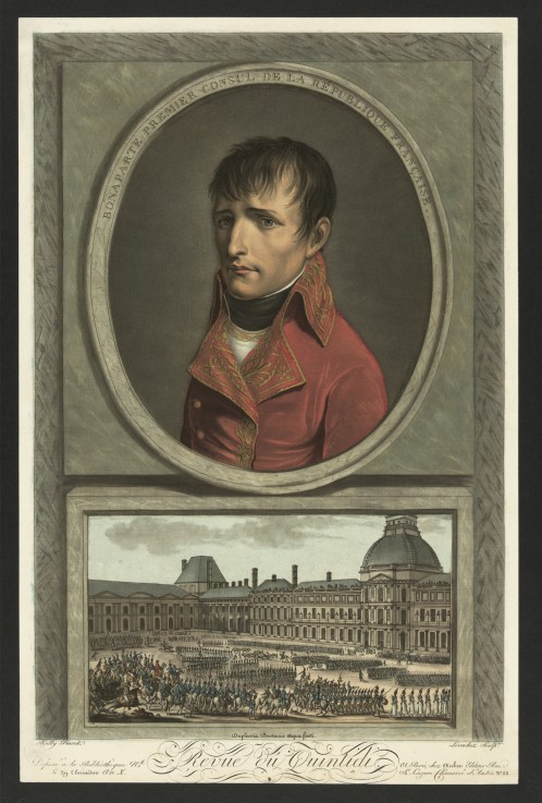 Napoleon Bonaparte as First Consul of France from Louis-Léopold Boilly