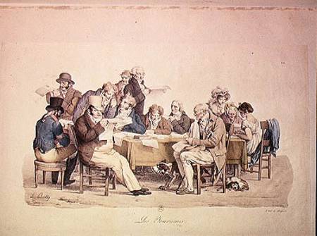 The Newspapers from Louis-Léopold Boilly