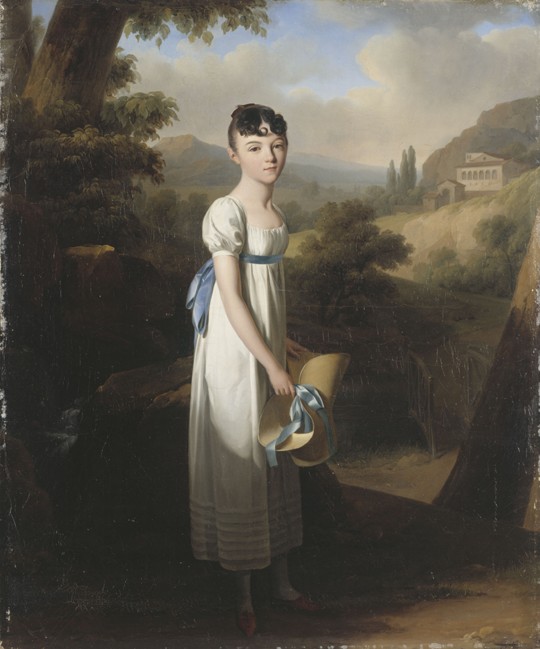 Portrait of Mademoiselle Athénaïs d'Albenas from Louis-Léopold Boilly