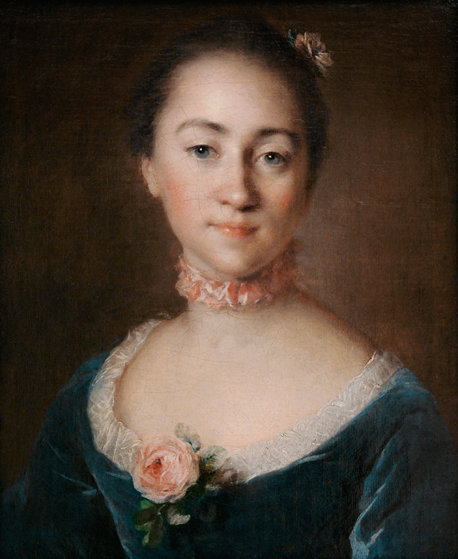 Portrait of Countess Ekaterina Golovkina from Louis Tocqué
