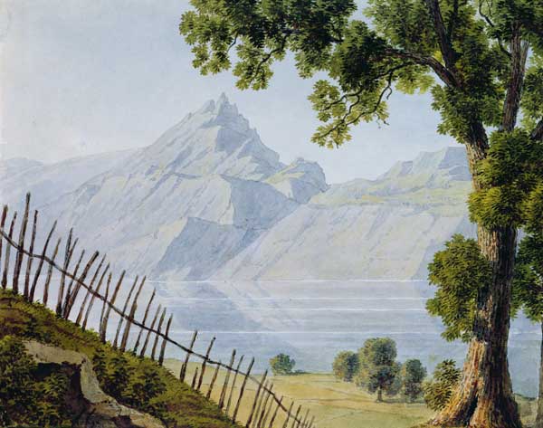 View of Lake Bourget from Louise Cochelet