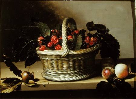 Basket of Blackberries and Raspberries from Louise Moillon