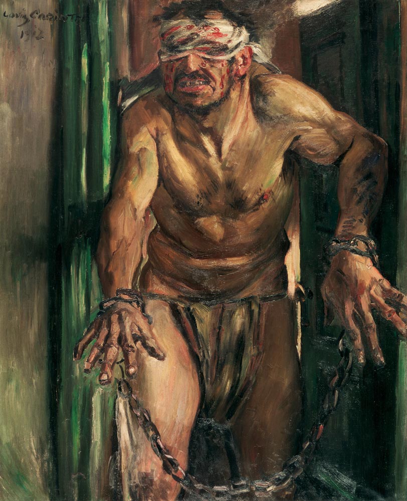 The Blinded Samson from Lovis Corinth
