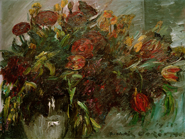 Red and Yellow Tulips from Lovis Corinth